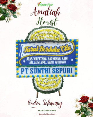 Papan Bunga Duka di Bugi